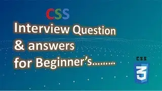 🔥 CSS Interview Questions and Answers for Freshers 🔥🧠💡 Tips and Tricks to Ace Your Next Interview