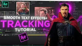 SMOOTH TEXT TRACKING TO HEAD I After Effects  Beginner's Tutorial | 