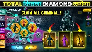 Criminal Ring Event Free Fire | Top Criminal Event Free Fire | All Criminal Return Event Free Fire