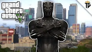 GTA 5 - The Ultimate BLACK PANTHER Mod! (4K Ultra HD Gameplay)