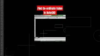 Find Co-ordinate Value in AutoCAD #idcommamd #autocad #shorts #autocadtutorials #autocadtips