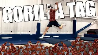 Gorilla Tag VR in a TRAMPOLINE PARK (Oculus Quest 2)