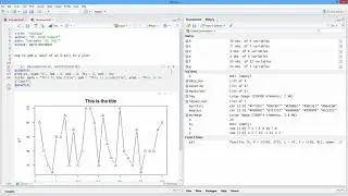 How to Add a X-Axis Label to the Plot in R. [HD]