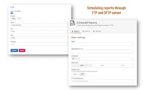 How to schedule report distribution through the FTP server in BMC Helix Dashboards