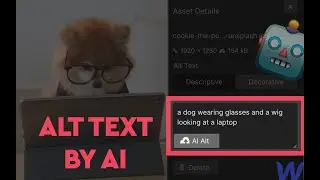 Webflow AI Alt Text Extension Promo Video