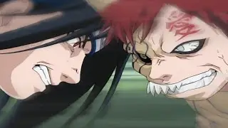SASUKE VS GAARA - Sasuke usar chidori e Marca da Maldição e Naruto Aparece ! Naruto Dublado