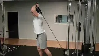 Cable Overhead Tricep Extension - DC FIT