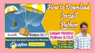 How to Download and Install Python 3 12 5 On Windows 10 ll 11 Latest 2024