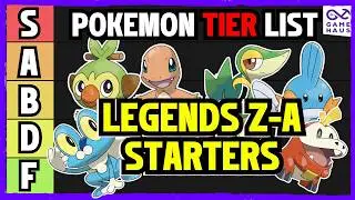 Pokemon Tier Lists: Pokemon Legends Z-A Starter | WORST to BEST | Episode 1