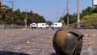 В Севастополе сотрудники МЧС России ликвидировали ракеты и суббоеприпасы после ночного удара