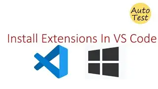 Install Extensions in VS Code