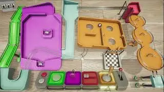A look at level 2 of Mighty Marbles! A game inspired about toys like mouse trap, screwball scramble