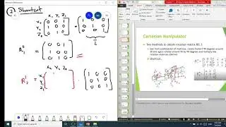 Robotics Lecture 5 - Robotic Kinematic - Rotation Matrices for 3 D.O.F Manipulators in Sinhala