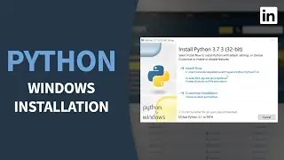 Python Tutorial - WINDOWS installation walkthrough