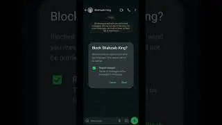 Block WhatsApp Number