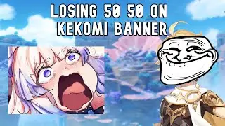 When You are actually HAPPY to LOSE 50 50 Chance (Sangonomiya Kokomi Banner)