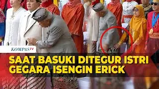 Kocak! Momen Menteri PUPR Basuki Isengin Erick Thohir Periksa Baju Berujung Ditegur Istri