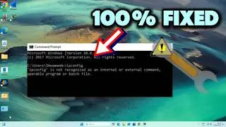 How to Fix IPConfig Not Recognised as Internal or External Command : ipconfig not recognised