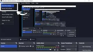 Where is OBS studio screen recording | how to find obs studio saved file location