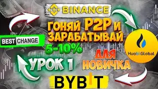 P2P ДЛЯ НОВИЧКОВ | ЗАРАБАТЫВАЙ КАЖДЫЙ ДЕНЬ | АРБИТРАЖ КРИПТОВАЛЮТ УРОК 1
