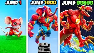 Flash Upgrades Into A Different Animal With EVERY JUMP In GTA 5!