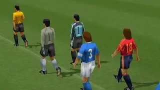 Winning Eleven 2000 U23 [PS1] Exhibition: Italy vs Spain (5 min)