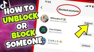 UPDATE* How To Block / Unblock People on TikTok  2024/2025 (See Blocked Poeple List)