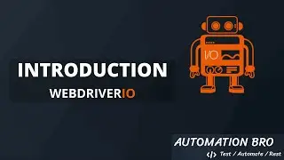 Introduction - WebdriverIO Tutorial  | #1