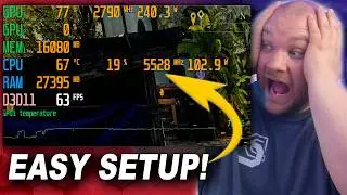 How to Setup PC Monitoring Overlays with MSI Afterburner and RivaTuner