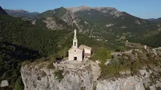 Castellane - Church on the hill
