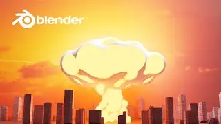 How to Model an Atomic Bomb | Blender Tutorial (Fast)