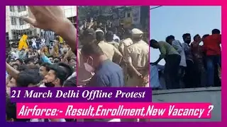 Airforce Result & Enrollment Offline Protest//क्या रहा आज के Protest का ?//Enrollment update 2022