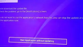 ERROR TEACH HOW TO GET CANNOT INSTALL UPDATE FILE (F RAT PS4)