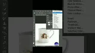 Place Design on Cup in Photoshop #logooncup #shorts #mockupdesign