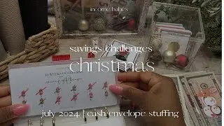 Christmas Savings Challenges | Final July | Cash Envelope Method