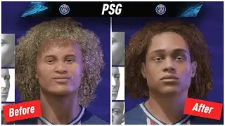 FIFERs FIFA 21 Realism Mod vs Default FIFA Faces Comparison | Paris Saint-Germain