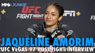 Jaqueline Amorim Denies Foul Claims After Submission of Vanessa Demopoulos | UFC Vegas 97