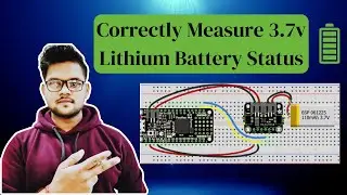 3.7V Lipo & Lithium Ion battery monitoring using ESP32,Max17048 Module