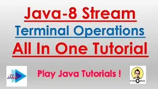 Java - 8 : Terminal Operations Of Stream API | Terminal Operations | Java -8 Tutorial | Stream API