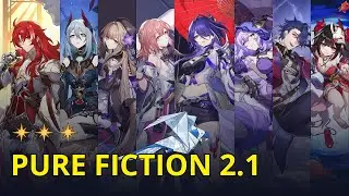 Argenti E0 & Acheron E0 - Pure Fiction 2.1 Stage 4 (3 Stars) | Honkai: Star Rail