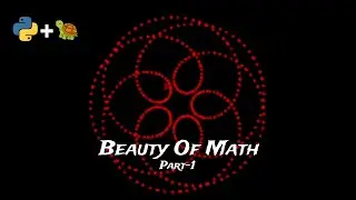 The Beauty Of Math Part-1 (Python Turtle Code) #python #maths #beatyofmath #codewithharry