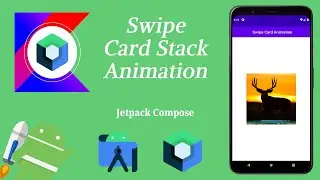 How to Implement Swipe Card Animation in Jetpack Compose | Android | Kotlin | Make it Easy