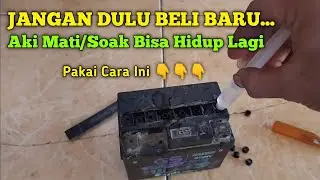 CARA MEMPERBAIKI AKI MOTOR YANG SOAK ATAU MATI HEMAT RATUSAN RIBU