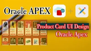 New Product Card UI Design for your E-commerce Site || Oracle Apex