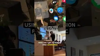 Using Apple Vision Pro in Public