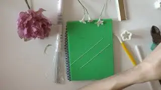 Мелкие цветочки из подручных средств
