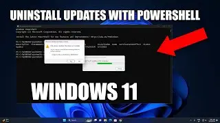 How to Uninstall Windows Updates using PowerShell in Windows 11