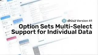 Option sets multi-select support for individual data - 