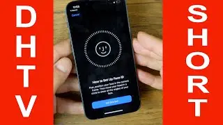 Beginners Guide To The iPhone 13 Tutorial - How To Setup Face ID #iPhone13 #Shorts