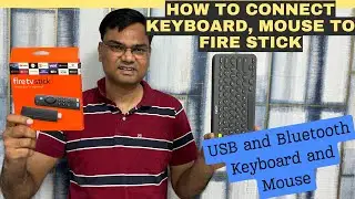 How to connect keyboard and mouse to amazon fire stick 3rd Gen and 4K | Bluetooth and USB Keyboard